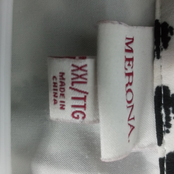 Merona Black & White HI Low Print Dress - Picture 5 of 6